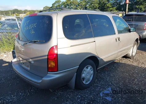 2000 Nissan Quest Gle/Gxe/Se-Cloth/Se-Leather from USA, damaged, VIN 4N2XN11T7YD810015